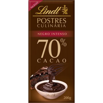 Chocolate Lindt Postres 70% Cacao Tableta 2.3 Kg