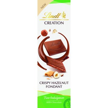 Chocolate Lindt Creation Con Leche Y Avellanas Tableta 85 Gr