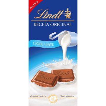 Chocolate Lindt Original Con Leche Tableta 125 Gr