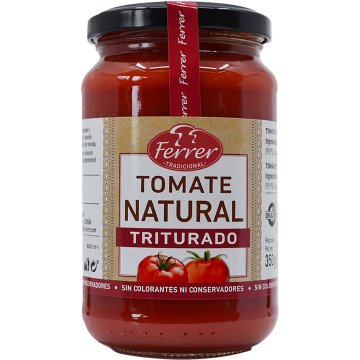 Tomàquet Ferrer Natural Triturat Pot 350 Gr