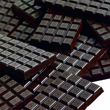 Cobertura De Xocolata Simón Coll 70% Cacau Tabletas A Granel 7 Kg
