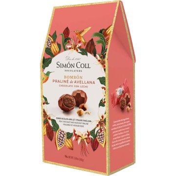 Bombones Simón Coll Praliné De Avellana Estuche 160 Gr