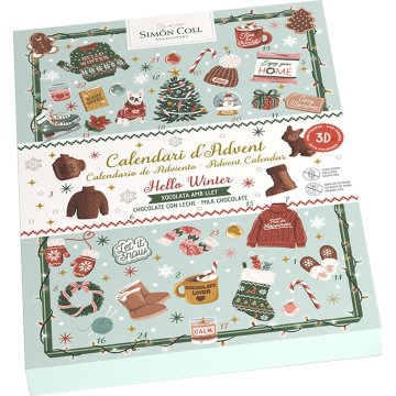 Calendario De Adviento Simón Coll 3d Hello Winter 216 Gr