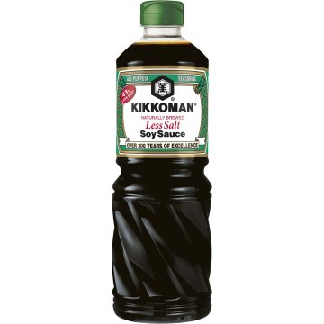 Salsa Kikkoman Soja Con Menos Sal 975 Ml