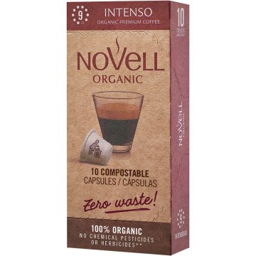Cafè Novell Residu 0 Intens Compostables 10 Capsules
