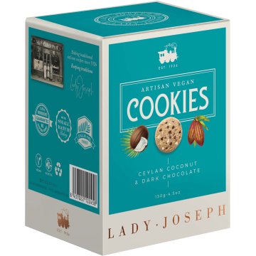 Galetes Lady Joseph Cookies Coco I Xocolata Negra 130 Gr