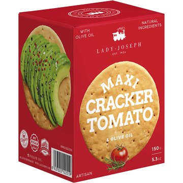 Crackers Lady Joseph Maxi Tomàquet 150 Gr