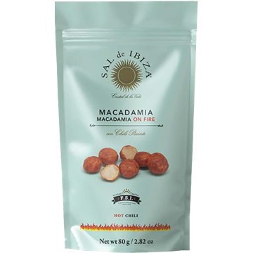 Nueces De Macadamia Sal De Ibiza Hot Chili 80 Gr