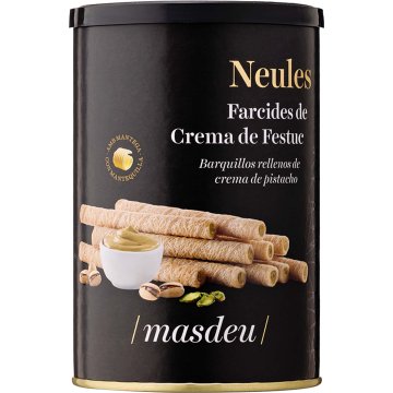 Barquillos Masdeu Relleno Crema De Pistacho 200 Gr
