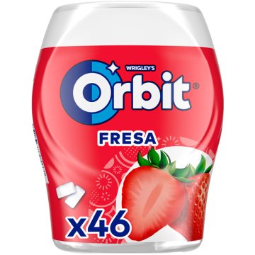 Xiclet Orbit Maduixa Pot Pack-6/46u