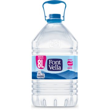 Agua Font Vella Garrafa Pet 8 Lt