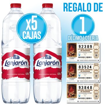 5 LANJARON 1250 + REGAL 1 DECIM LOTERIA NADAL