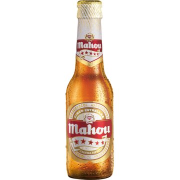 Cerveza Mahou Cinco Estrellas Vidrio 1/5 Retornable