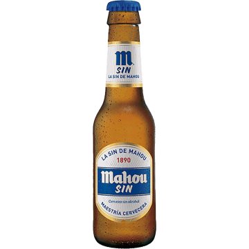 Cerveza Mahou 0.0 % Vidrio 1/5 Retornable