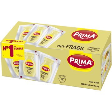 Mostassa Prima Sobres 4 Ml 180 U