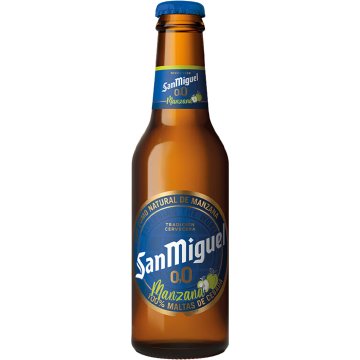 Cervesa San Miguel 0.0 % Poma Vidre 25 Cl Pack 6
