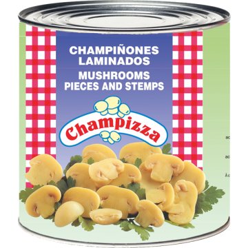 Xampinyons Champizza Laminat Llauna 3 Kg