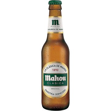 Cerveza Mahou Clásica Vidrio 1/3 Retornable