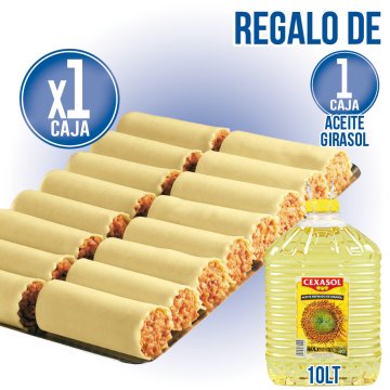 POR 1 CAJA DE CANELÓN ROSTITOT EXTRA SUPREM, REGALO 1 ACEITE GIRASOL CEXASOL 10LT.