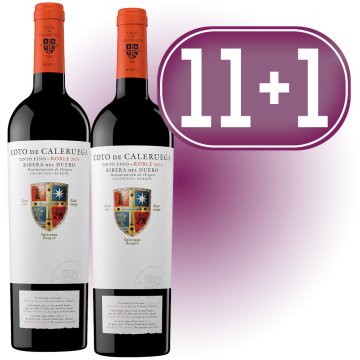 11 BOTELLAS COTO CALERUEGA ROBLE + REGALO 1 BOTELLA COTO CALERUEGA ROBLE