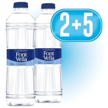 2 FONT VELLA 500 PET CARTON + REGALO 5 FONT VELLA 500 PET CARTON