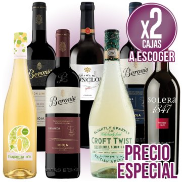 2 CAJA DE LA GAMA GONZALEZ BYASS A PRECIO NETO