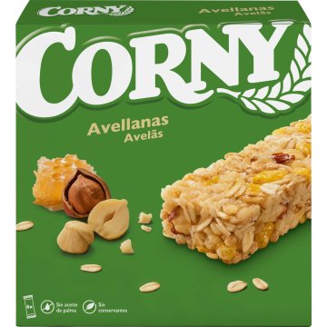 Barretes De Cereals Corny Avellanes 25 Gr 10 Est De 6u
