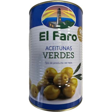 Aceitunas Faro Rellenas 180/200 Lata 4.25 Kg