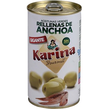 Olives Karina Farcides Anxova 240/260 Llauna 300 Gr