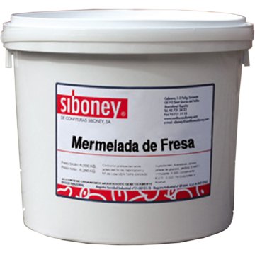 Mermelada Siboney Fresa Cubo 6.5 Kg