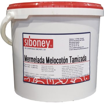 Mermelada Siboney Melocotón Cubo 6.5 Kg