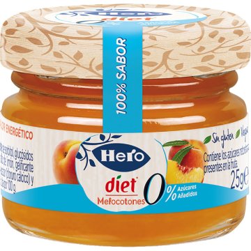 Confitura Hero Diet Melocotón Tarro 25 Gr