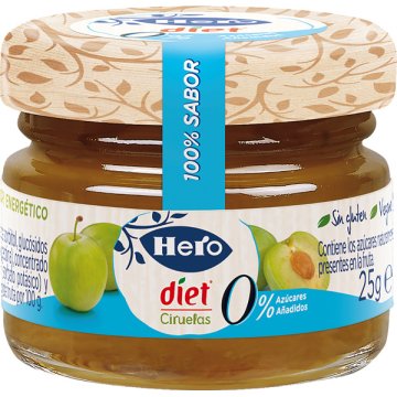 Confitura Hero Diet Ciruela Tarro 25 Gr