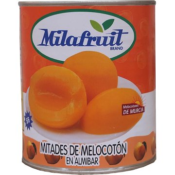 Melocotón Milafruit En Almíbar 30/40 Lata 3 Kg