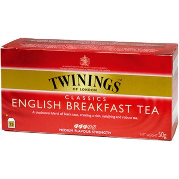 Tè Twinings English Breakfast Filtre 25 Unitats
