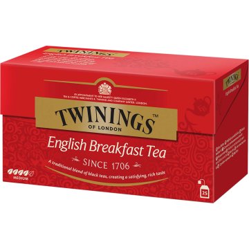 Tè Twinings English Breakfast Filtre 25 Unitats