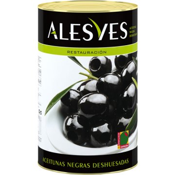 Olives Alesves Negres Desossada 280/320 Llauna 4.25 Lt