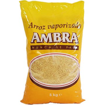 Arroz Ambra Vaporizado Saco 5 Kg