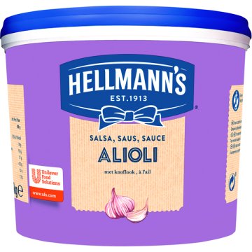 Salsa Hellmann's Alioli Cubo 2.75 Kg