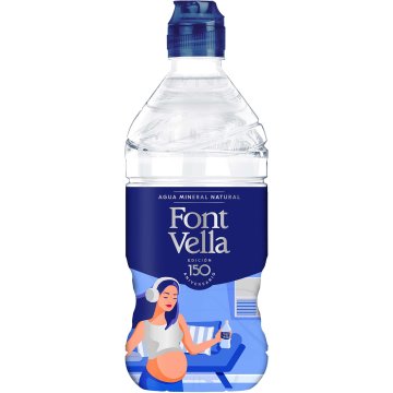 Aigua Font Vella Pet 75 Cl Cartró