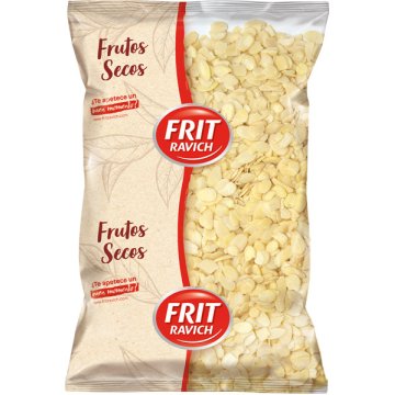 Almendras Frit Ravich Láminas Repeladas Crudas Bolsa 1 Kg