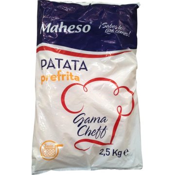 Patatas Maheso Prefrita 3/8 Bolsa 2.5 Kg