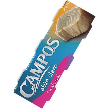 Atún Claro Campos Al Natural Lata 85 Gr Pack 3