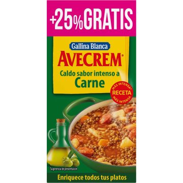 Caldo Gallina Blanca Avecrem Carne Pastillas 10x10 Gr 8 Pastillas + 2 De Regalo Pvp 1