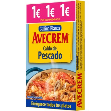 Caldo Gallina Blanca Avecrem Pescado Pastillas 8x10 Gr