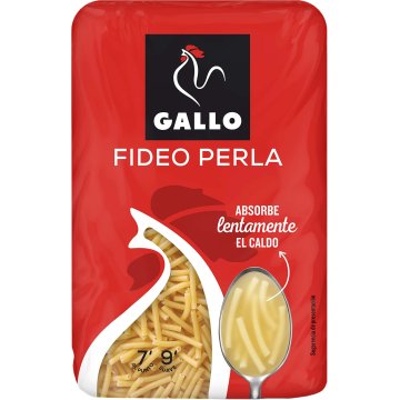 Fideos Gallo Perla Bolsa 450 Gr