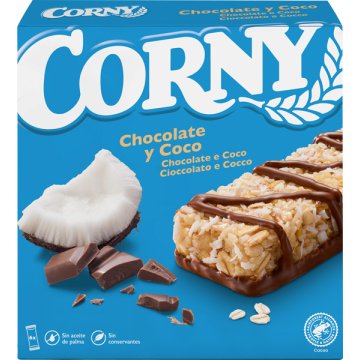 Barretes De Cereals Corny Muesly Coco 25 Gr 10 Est De 6u