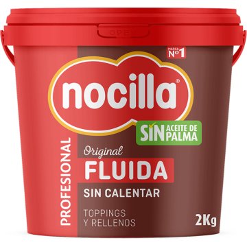 Crema De Cacao Nocilla Fluida Tarrina 2 Kg
