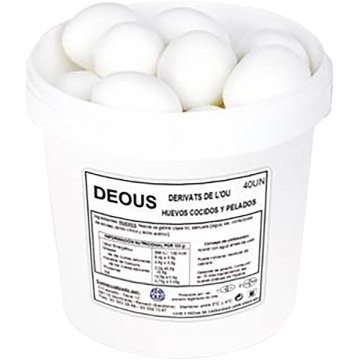 Huevos Deous Cubo 40 U Cocidos Y Pelados