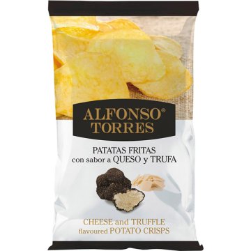 Patatas Fritas Alfonso Torres Trufa Y Queso 0º Bolsa 120 Gr